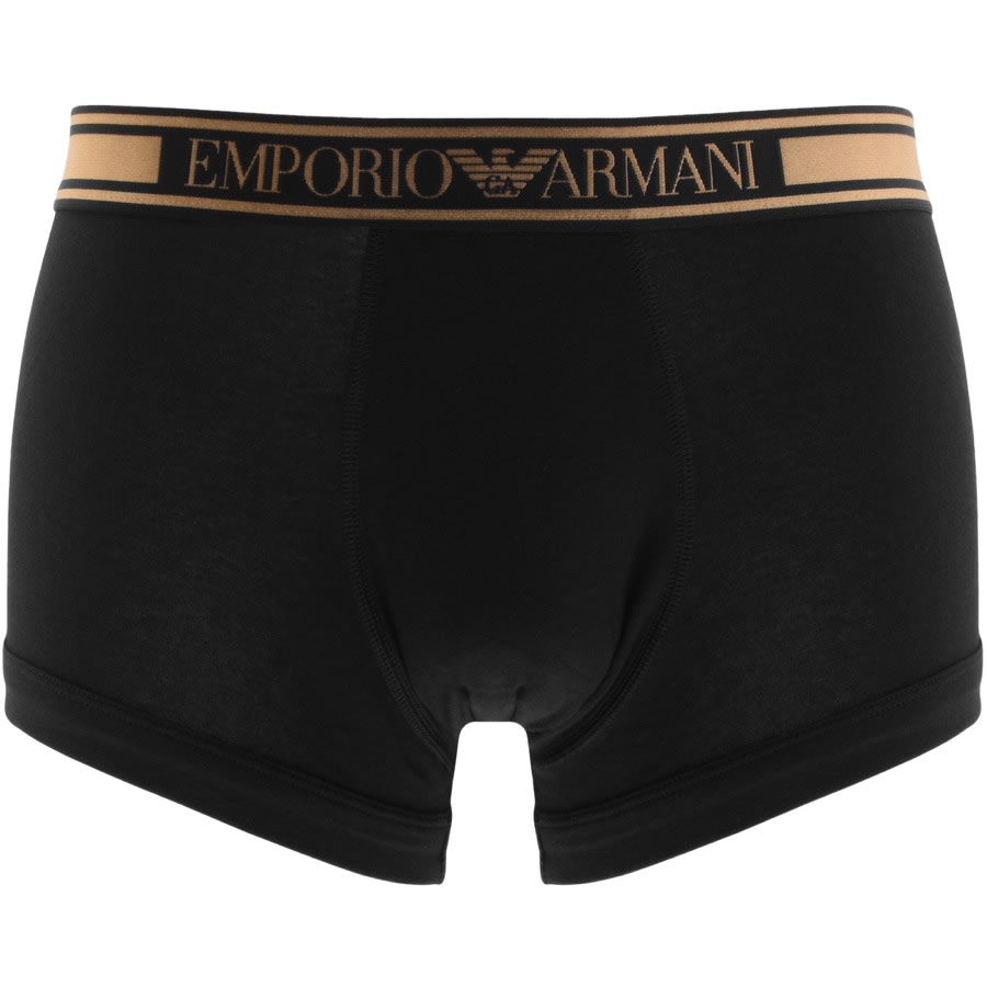Alternative Image for ProductEmporio Armani Underwear Stretch Trunks Black1
